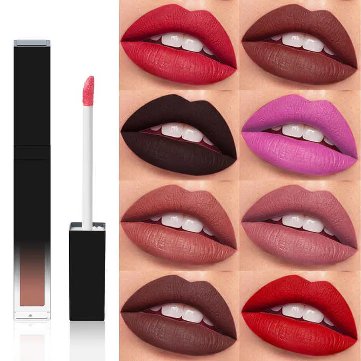 موردو مستحضرات تجميل أحمر شفاه سائل غير لامع  Cruelty Free Matte Liquid Lipstick Cosmetic Suppliers