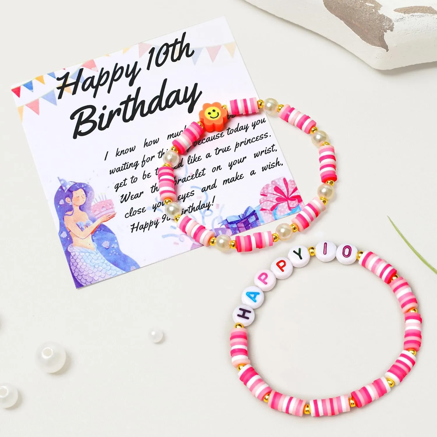 10th Birthday Gifts for Girls, Happy 10th Birthday, Ten Year Old Girl Gift, 10 Year Old Girl Birthday Gifts, 10 Years Girl Gift Ideas, Bracelet Gift for 10 Years Girl Trendy 2024 (10th Birthday Gift)