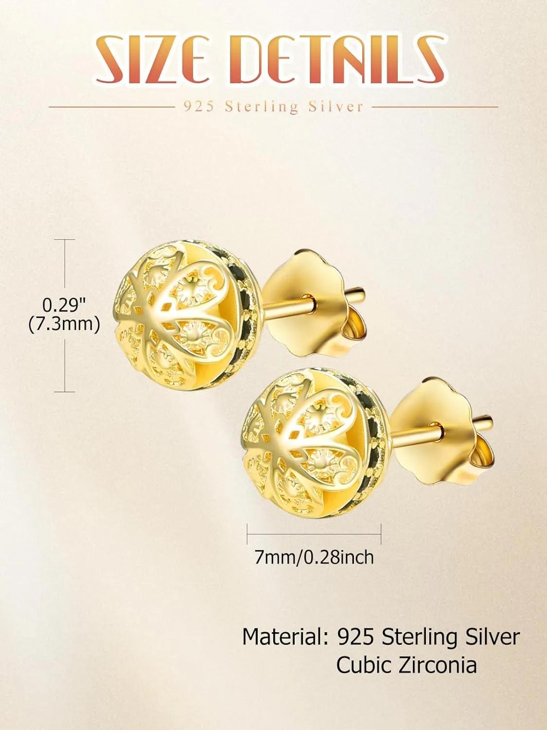 14K Gold Plated Earrings for Women S925 Sterling Silver Post Lightweight Drop/Dangle Huggie Dainty Earrings for Women