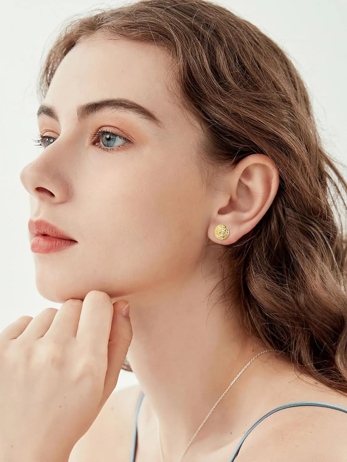 14K Gold Plated Earrings for Women S925 Sterling Silver Post Lightweight Drop/Dangle Huggie Dainty Earrings for Women