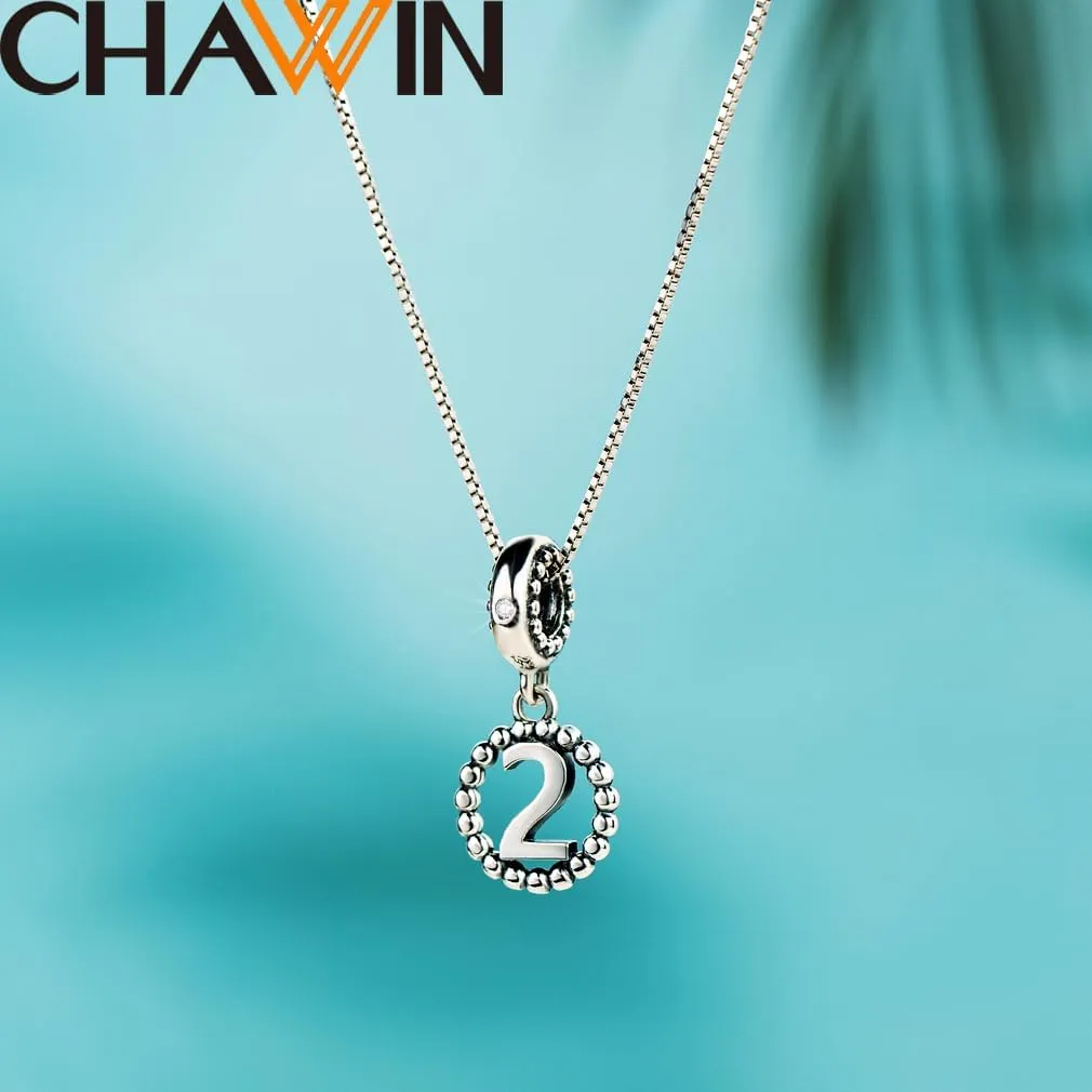 16,17,18,19,20,21,22,24,25,26,30,32,33,35,37,40,49,50,60,69,77,80,88,99 Number Charms 925 Sterling Silver Pendants Beads Fit Pandora Bracelets/Necklace, Dangling Dangle Charm for Birthday/Anniversary/Meaningful Numbers