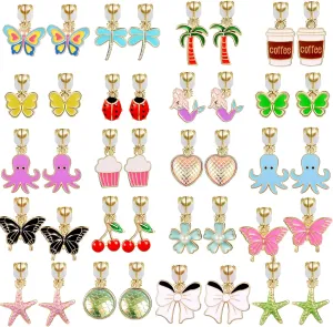 20 Pairs Clip on Earrings -Cute Clip Earrings Hypoallergenic,Dress-Up Accessorie