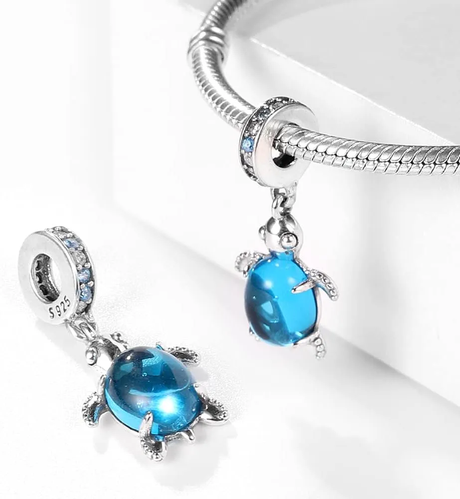 925 Sterling Silver Bead Charm for Pandora Charms Bracelets and Necklaces for Woman 5A Cubic Zirconias Dangle Pendant,Jewelry Bead
