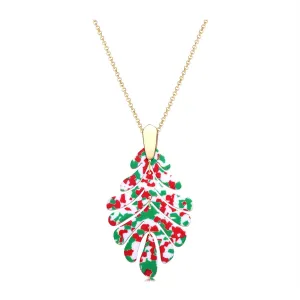 Acrylic Pendant necklace Earrings  Long Statement Leaf Charm Necklace Tortoise Resin Palm Leaf Earrings Fashion Necklaces Earrings for Women