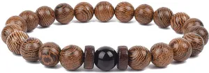 Bracelet Wooden Beads Balance Black Lava Rock Bangles Jewelry 8mm Natural Wood Women Prayer Jewelry Yoga Bracelets,41,21cm-8.3inch Bracelet Wooden Beads Balance Black Lava Rock Bangles Jewelry 8mm Natural Wood Women Prayer Jewelry Yoga Bracelets,41,21cm-8.3inch