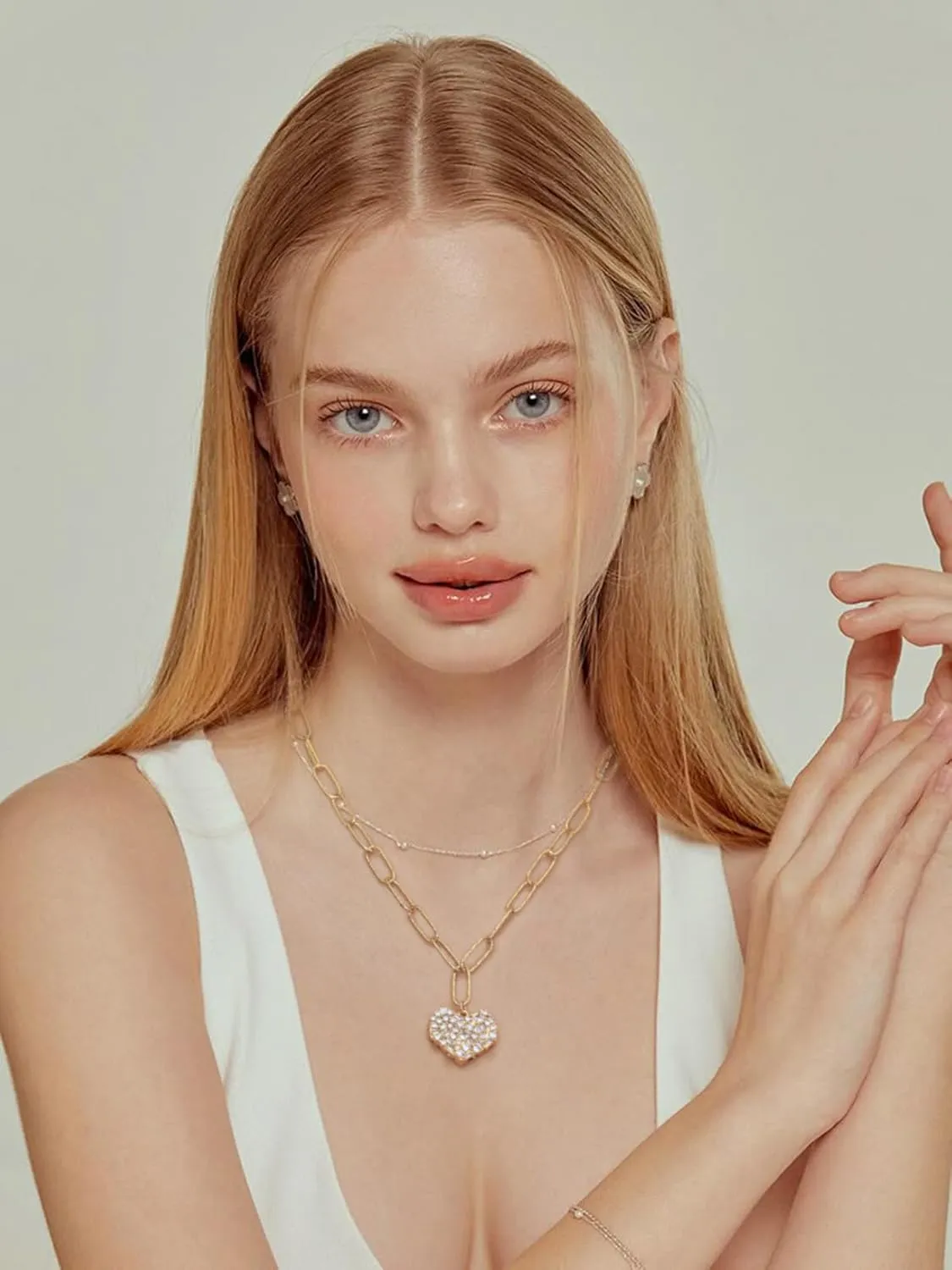 CANEVINKA 18K Gold Plate Coin Pendant Necklace for Women Dainty Compass Sunflower Necklaces Personalized Chain Layered Jewelry