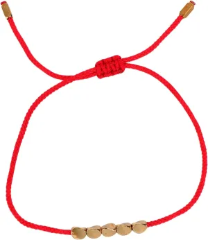 Chunky Friendship Bracelet Red Rope Decorative Wrist Jewelry Unisex Bracelet