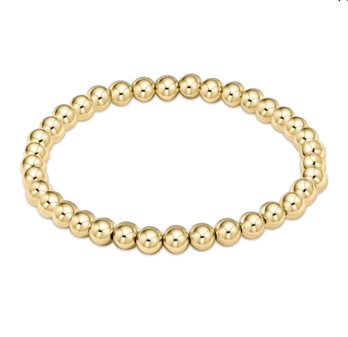 Classic Gold 5mm Bead Bracelet