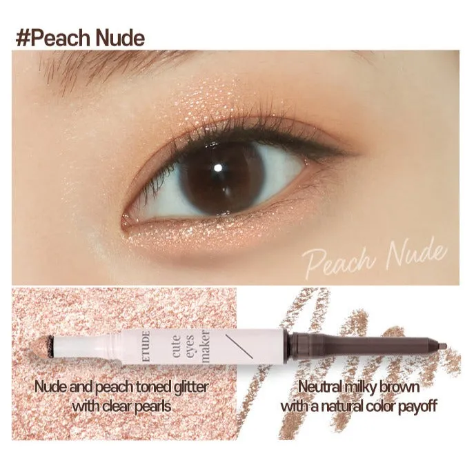 Cute Eyes Maker in Peach Nude