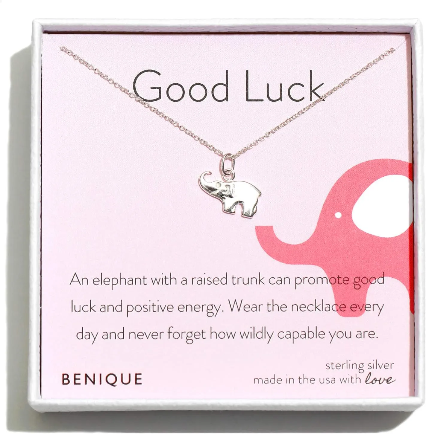 Dainty Necklace For Women, Solid 925 Sterling Silver or 14k Gold Filled Metals, Fine chain, Meaningful Pendant Gift For Her, Made In USA, 16"-18" Adjustable