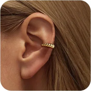Earrings for Women Huggie Ear Cuff Non Piercing Gold Earrings for Women