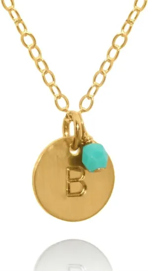 EFYTAL Initial Necklace for Women and Teens, Dainty Gold or Sterling Silver, Personalized Jewelry for Mom, Custom Name Necklaces with Initials and Birthstones