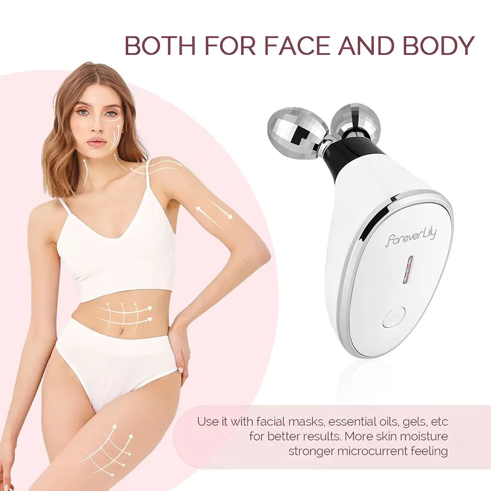 Forever Lily Face Snatcher | Facial Lifting EMS Roller | Face Snatcher Jawline Massage