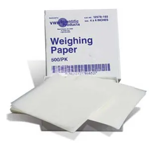 Glassine Weighing Paper 4" x 4" 500/Pack