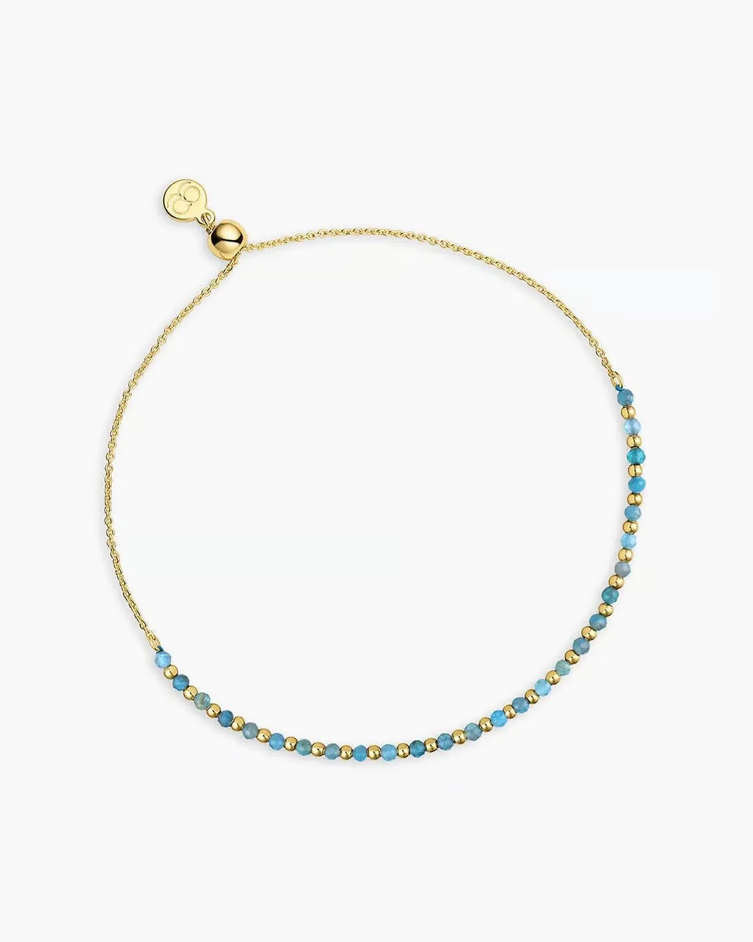 gorjana - Power Gemstone Brooks Bracelet 9 1/4" - 18k Gold-Plated Brass - Genuine Gemstone Selection - Adjustable Closure - Elegant and meaningful design