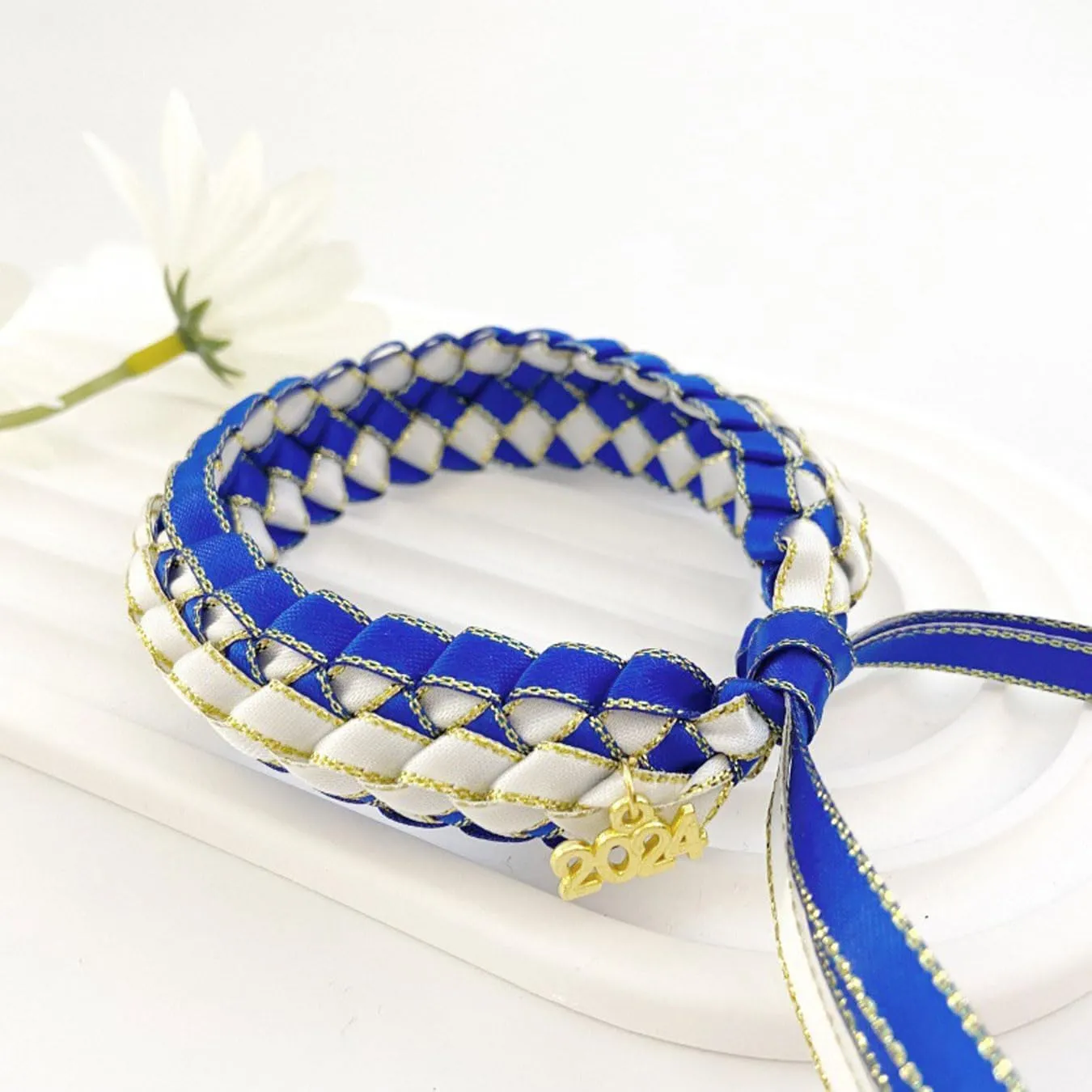 Graduation Braided Bracelets Graduation Leis Graduation Ribbon Bracelets Adjustable Woven Friendship Bracelet College Class Graduation Jewelry Gifts Party Supplies