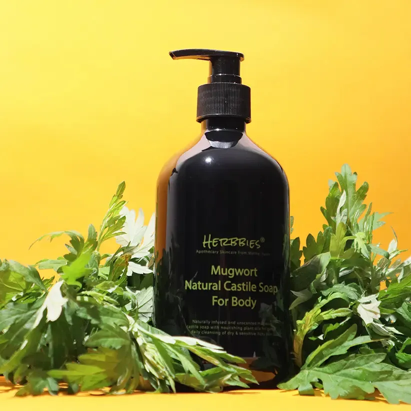 Herbbies Mugwort Natural Castile Soap for Body 500ml