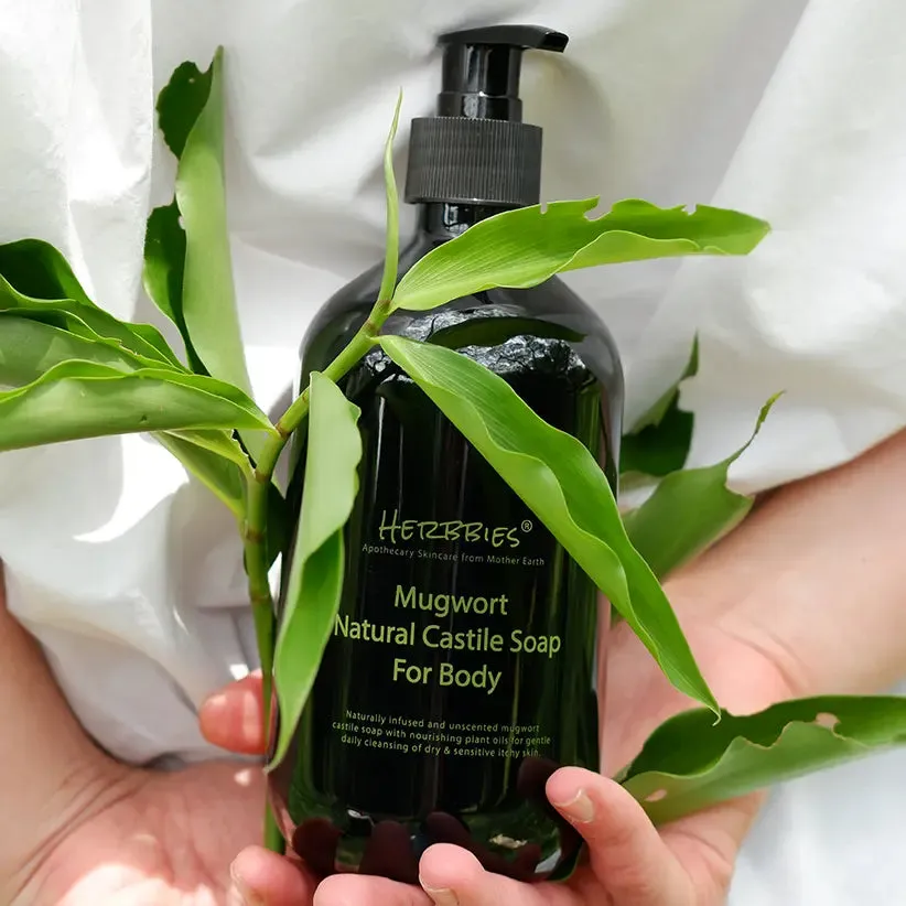 Herbbies Mugwort Natural Castile Soap for Body 500ml