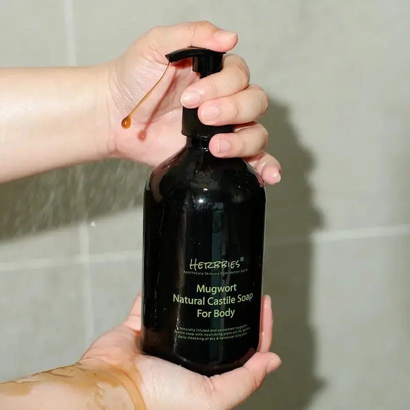 Herbbies Mugwort Natural Castile Soap for Body 500ml