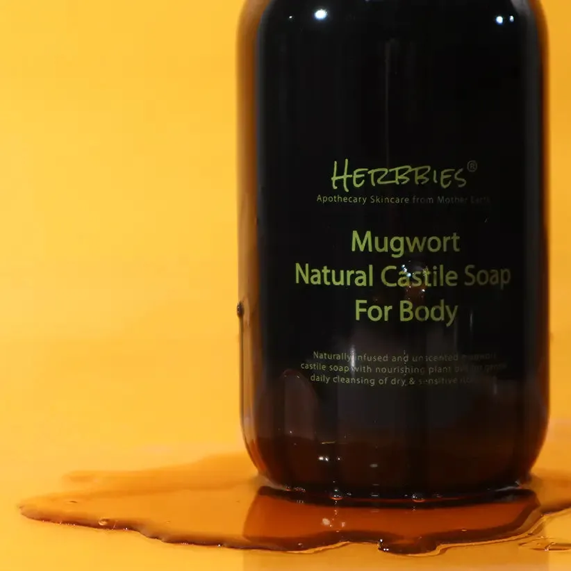 Herbbies Mugwort Natural Castile Soap for Body 500ml