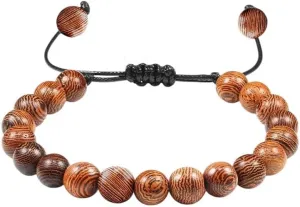 Hot for Men Bracelet Wooden Beads Cross 7 Chakra Balance Onyx Bracelets&Bangles Owl Prayer Buddha Women Jewelry