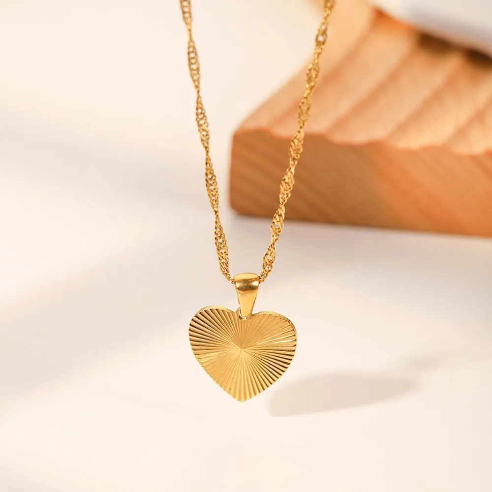 IBARA Women Gold Dianty Necklace Sun Crescent Moon Star Evil Eye Lock Lovely Heart Flower Butterfly Pearl Pendant Coin Necklaces 18K Gold CZ Diamond Filled Chain Boho Beach Simple Handmade Jewelry