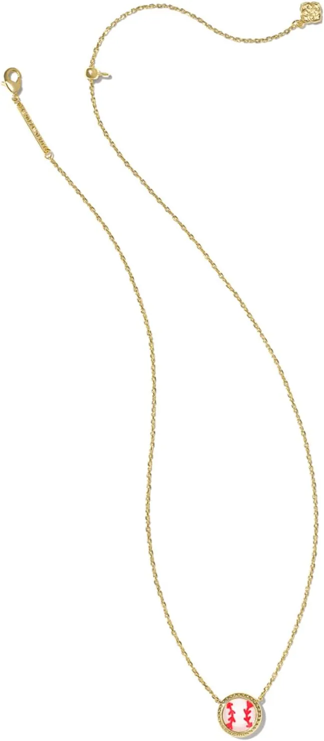 Kendra Scott Baseball Short Pendant Necklace, Fashion Jewelry for Women
