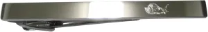 Kiola Designs Silver Toned Etched Sleek Snail Tie Clip