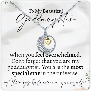 Love You to The Moon and Back .925 Sterling Silver Jewelry, Sentimental Gifts for Granddaughter, Niece, Birthday Gift for Teenage Girl, Meaningful Gift for Daughter