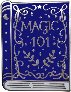 Magic Enamel Pin - Book Lapel Pin for Witches & Bookworms, Fantasy Literature Jewelry, for Lanyard Backpacks Hat Jackets