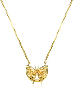 MYEARS Women Pendant Necklace Gold 14K Gold Filled Small Simple Dainty Chain Everyday Jewelry