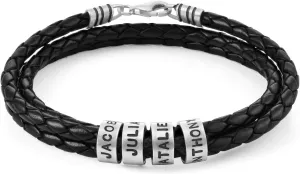 MyNameNecklace Personalized Choose Your Style Men Bracelet - Custom Inscriptions - Meaningful Gift for Him, Husband - Gift for Father's Day, Christmas, Birthday by - MYKA