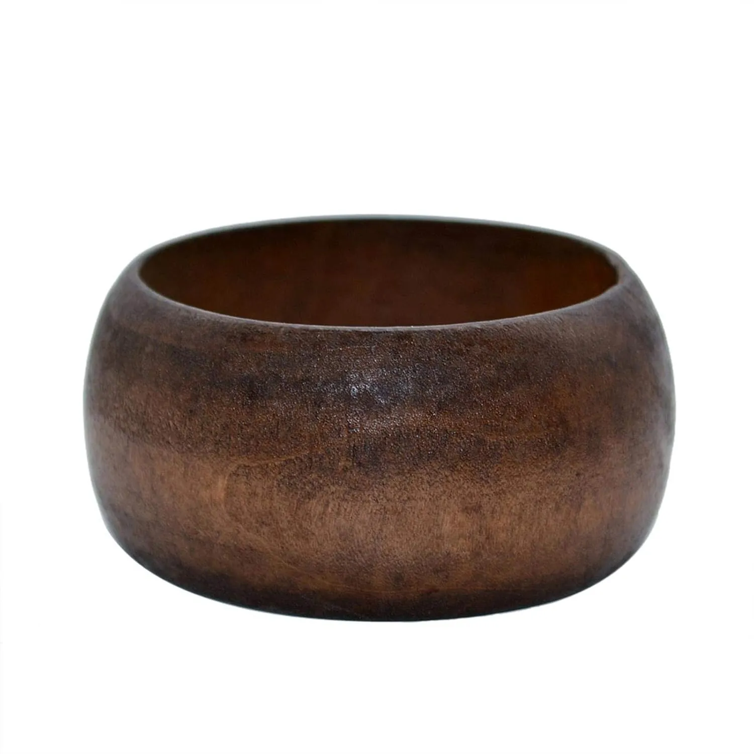 Natural Wooden Bangles Handmade Ethnic Wood Cuff Bracelet Vintage Round Wide Chunky Cuff Bangle for Women Men Gift Jewelry Accessories