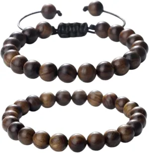 New 2025 Buddha 6/8/10Mm Wooden Beads Vintage Handmade Bracelets Prayer Black Rosewood Bracelet Men Women Yoga Meditation Decoration Jewelry Commemorative with You Accessories Trendy Best for Gift
