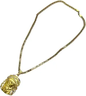 New for Trendy 2025 Vintage Christian Jesus Statue Pendant Necklace Men Women Fashion Faith Catholic Prayer Jewelry Fashion Accessories Creative Gift