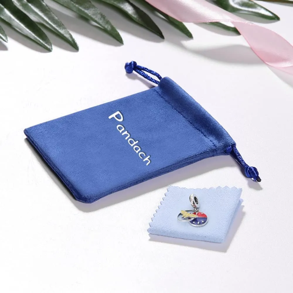 Pandach 925 Sterling Silver Charms Beads for Bracelets and Necklaces Butterfly and Headphones Pendants Clover Charms Jewelry Gift for Women