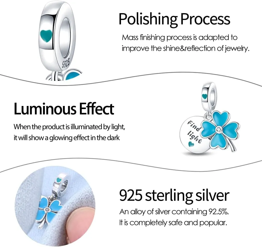 Pandach 925 Sterling Silver Charms for Bracelets and Necklaces Travel Round The World Beads Charms Relaxation Dangle Pendant,Jewelry Beads Gifts for Women