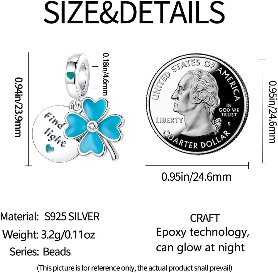 Pandach 925 Sterling Silver Charms for Bracelets and Necklaces Travel Round The World Beads Charms Relaxation Dangle Pendant,Jewelry Beads Gifts for Women