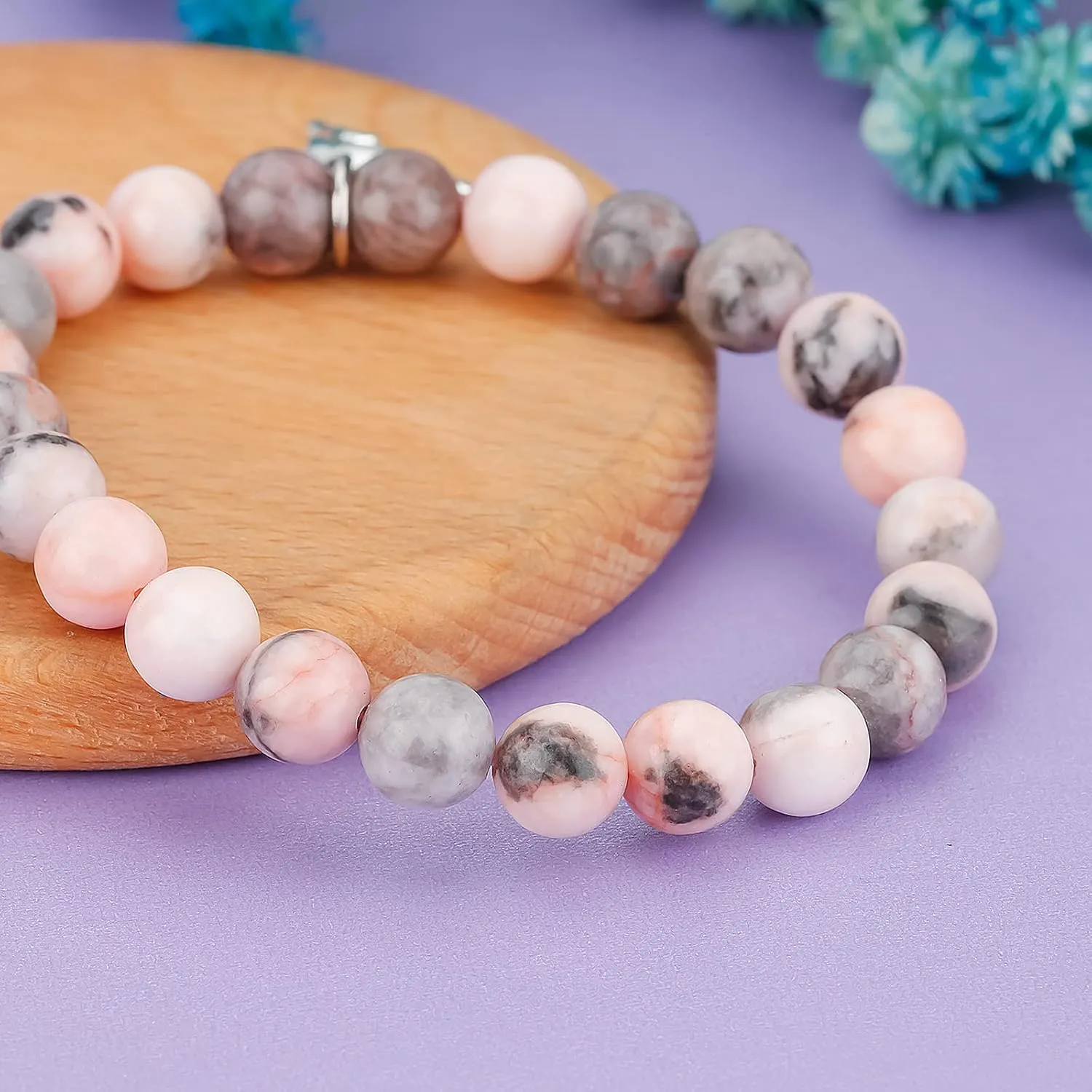 PARTNER Horse Inspirational Birthday Gifts for Women Unique Horse Gifts Natural Stone Beaded Bracelets for Women Horse Jewelry with Meaningful Message Card For Horse Lovers