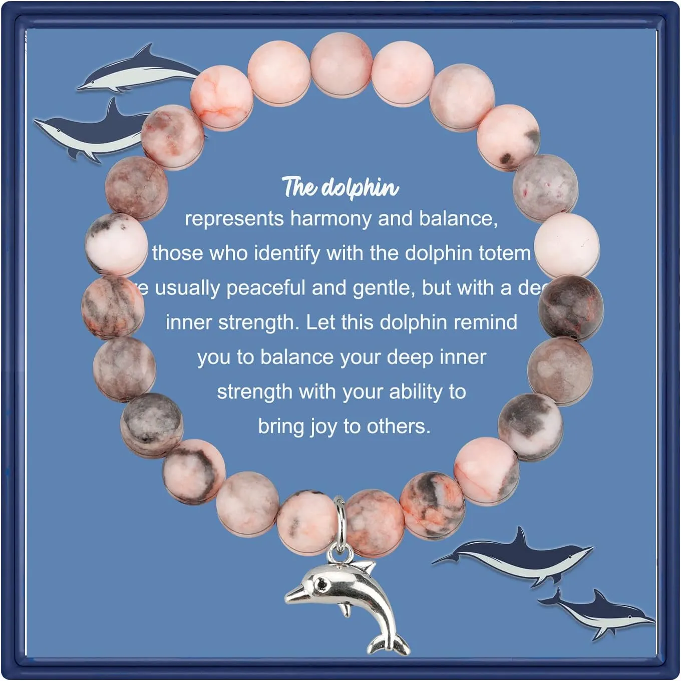 PARTNER Horse Inspirational Birthday Gifts for Women Unique Horse Gifts Natural Stone Beaded Bracelets for Women Horse Jewelry with Meaningful Message Card For Horse Lovers