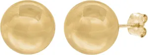 Rachel Koen 14K Yellow Gold Ball Stud Earrings 14K Yellow Gold pairs high polished Ball Earrings For Women and Girls