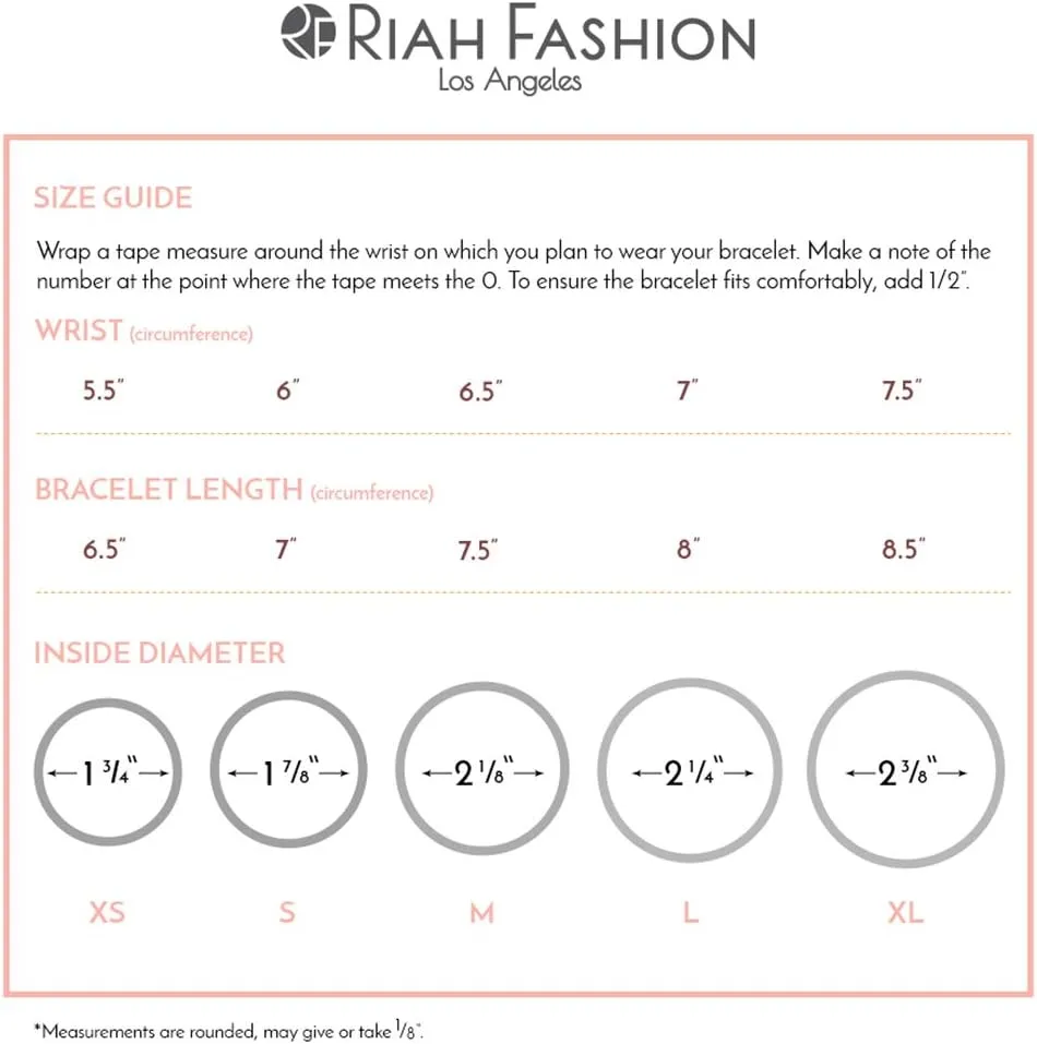 RIAH FASHION Coin Bead Multi Layer Versatile Statement Bracelets - Stackable Beaded Strand Stretch Bangles Sparkly Crystal, Tassel Charm