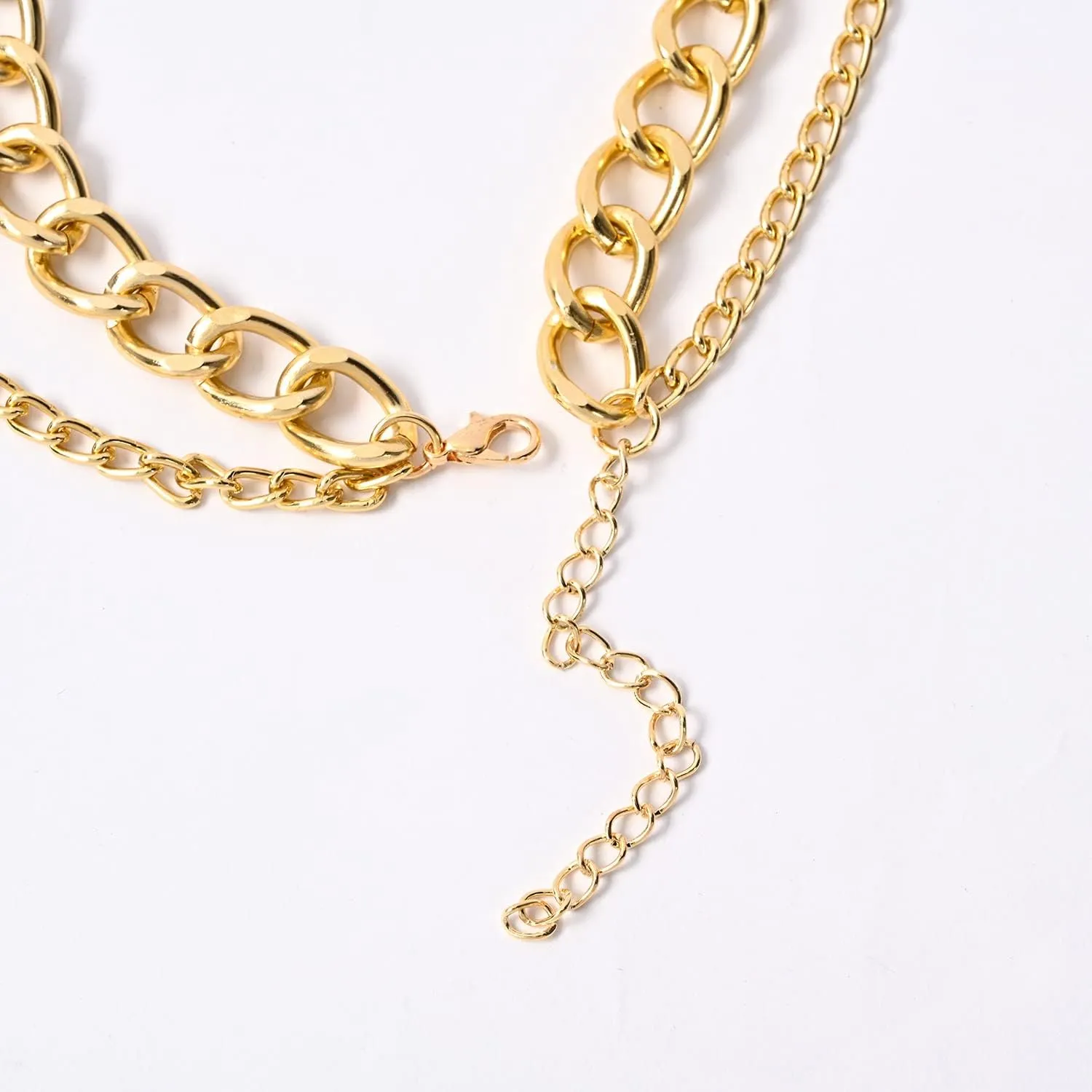 Snake Layered Chunky Necklace Dainty Snake Serpent Pendant Necklaces Gold Layered Necklace Bohemian Choker Jewelry for Women