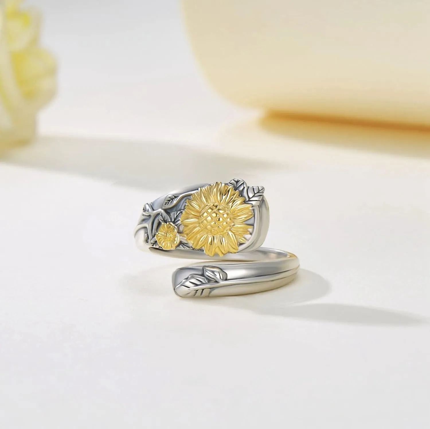 Spoon Rings for Women 925 Sterling Silver Spoon Rings Vintage Thumb Rings Jewelry Gifts for Women Men