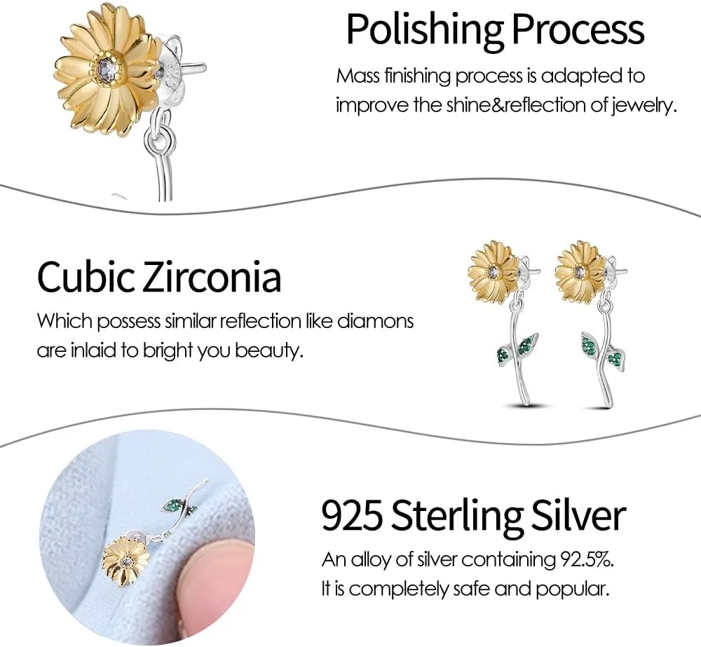 Sterling Silver Stud Earrings - Tiny, Cute, Hypoallergenic Earrings for Women