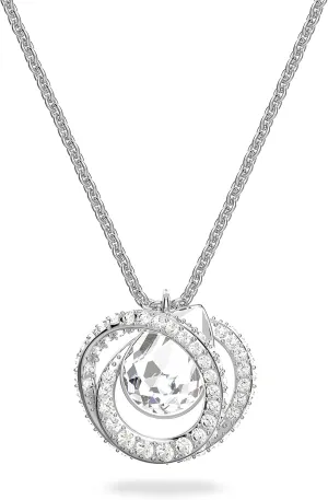 SWAROVSKI Generation Necklace, Earrings, and Bracelet Crystal Jewelry Collection, Rhodium Tone & Gold Tone Finish