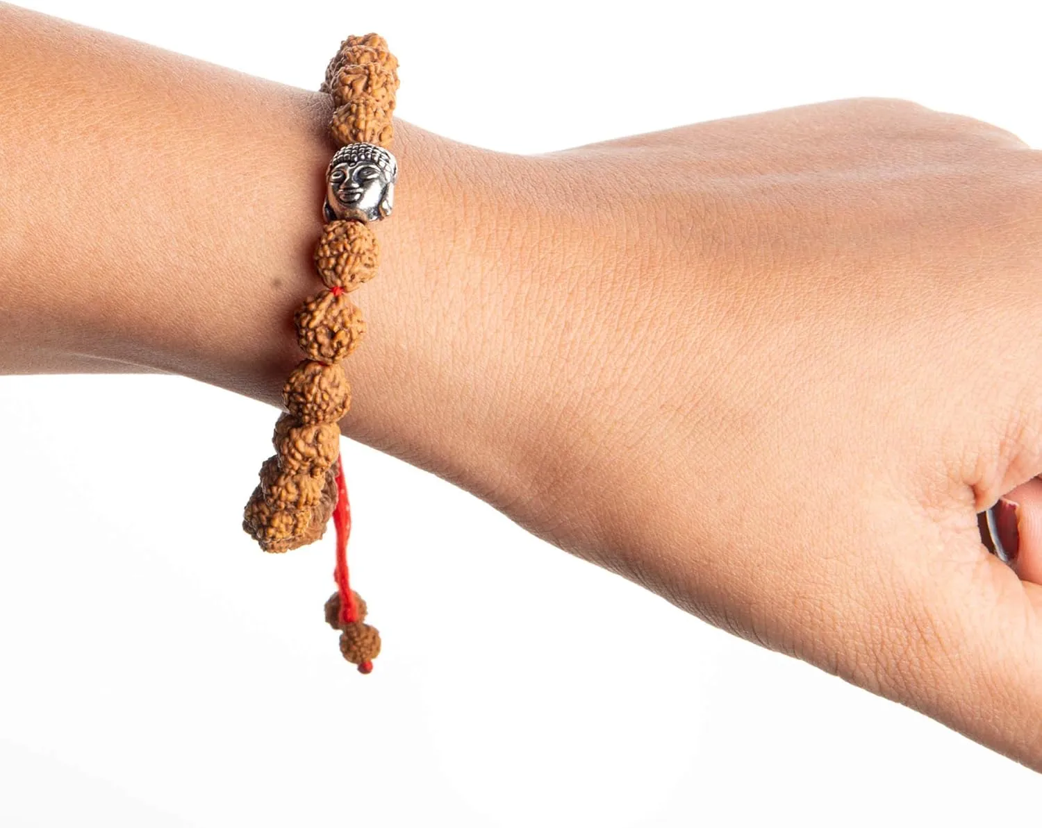 Wonder Care Authentic Rudraksha Mala | 5face Genuine Himalayan Rudraksha bracelet | Rudraksha Bead| Beaded Bracelets for Men | Pendant Necklace with Bead Bracelets